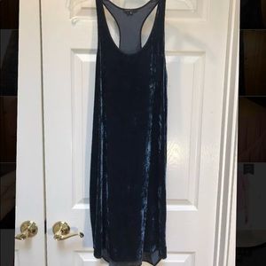 Theory Pestonia V Racerback Crushed Velvet dress 4